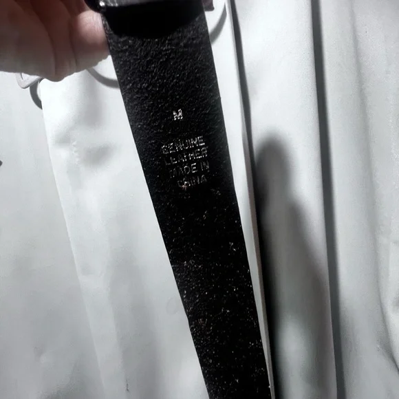 Vintage Style Genuine Leather Studded Belt Boho Western Medallion Buckle - Picture 7 of 8